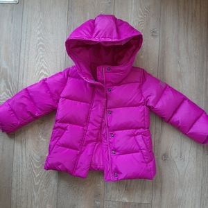 GAP warmest down fill coat w/ fleece lined pockets